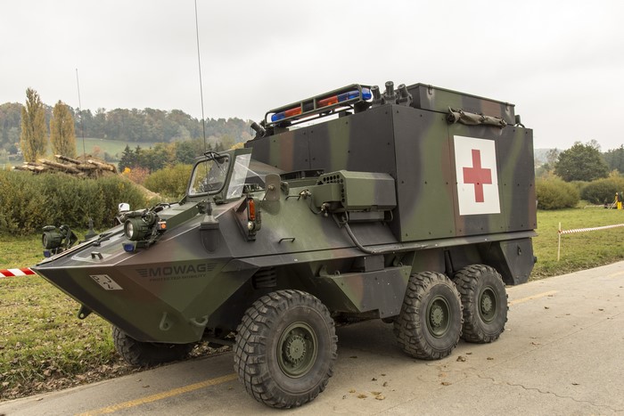 Mowag Piranha Ambulance military vehicle