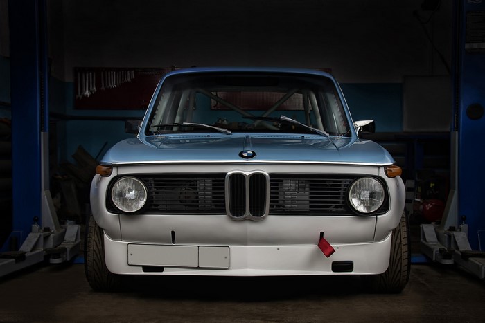 BMW 2002 Turbo Sport KB in a garage