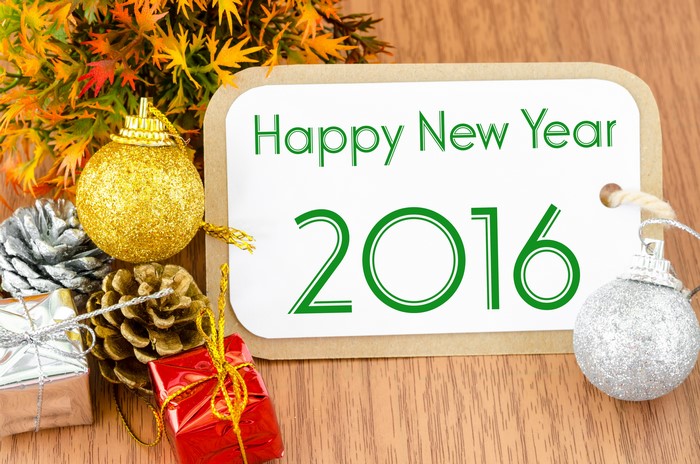 Happy New Year 2016 decoration