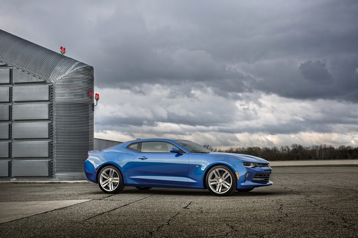 Blue 2016 Chevrolet Camaro RS Metallic