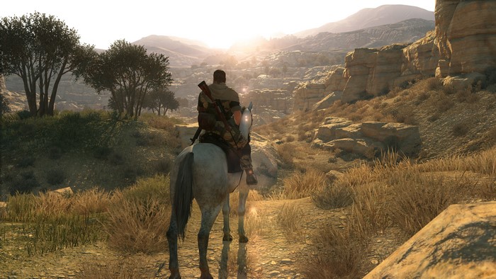 4K Metal Gear Solid V: The Phantom Pain - Man on Horse