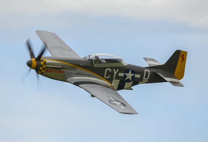 P-51D Mustang "Miss Velma" fighter airplane