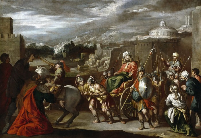 Antonio del Castillo y Saavedra's painting of a procession