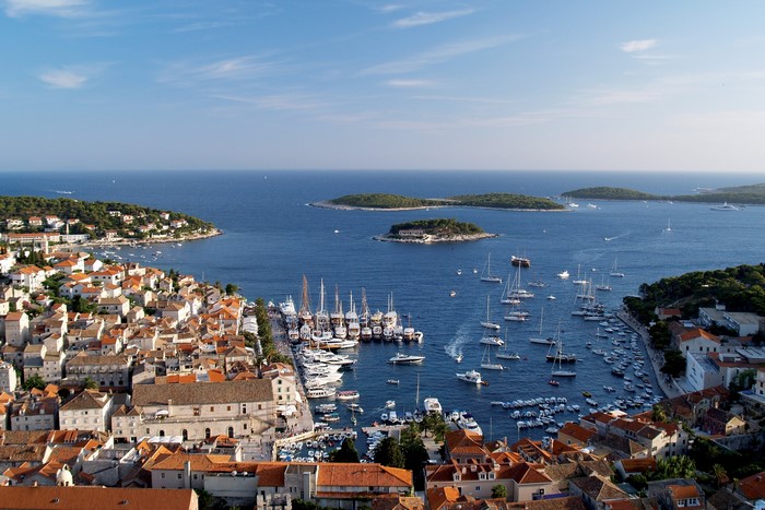 Hvar, Croatia: Coastal Town with Harbor and Islands