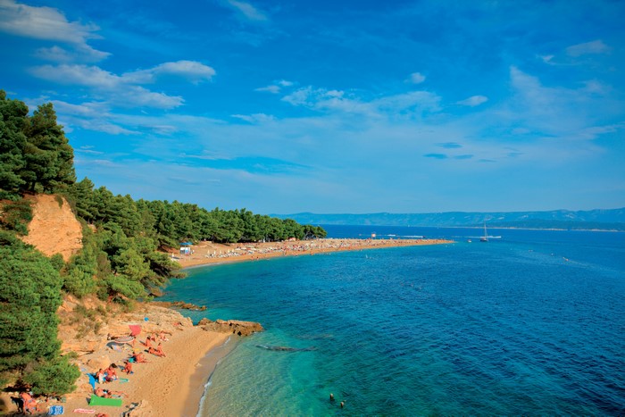 Zlatni Rat Beach, Island Brac, Croatia