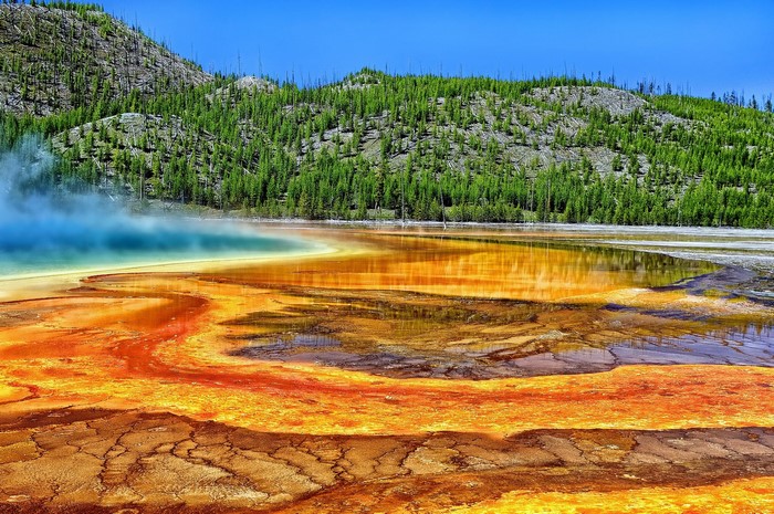 Grand Prismatic Spring in Yellowstone National Park