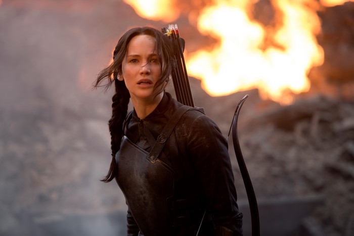 Jennifer Lawrence as Katniss Everdeen from The Hunger Games