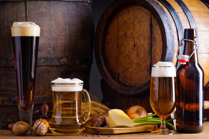 Beer and Barrels with Snacks