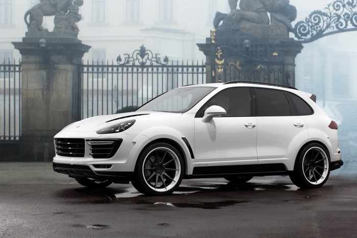 White 2015 Porsche Cayenne Vantage by TopCar