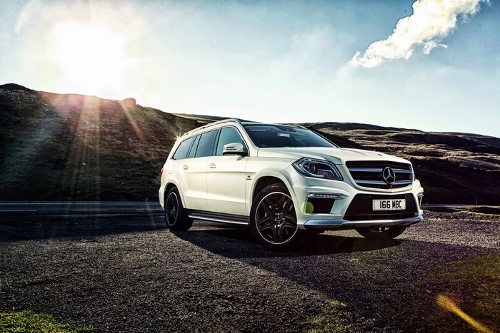 White 2013 Mercedes-Benz GL 63 AMG X166