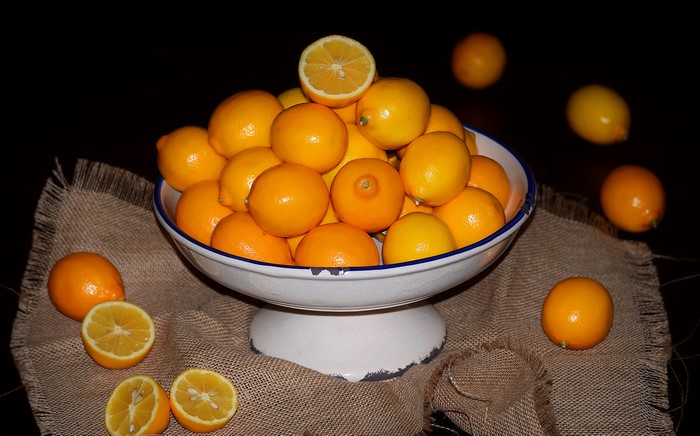 Bowl of Oranges and Lemons