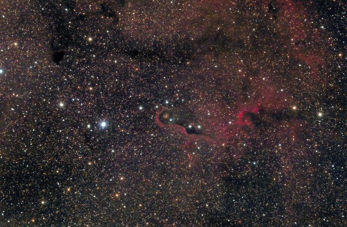 Elephant's Trunk Nebula in Space