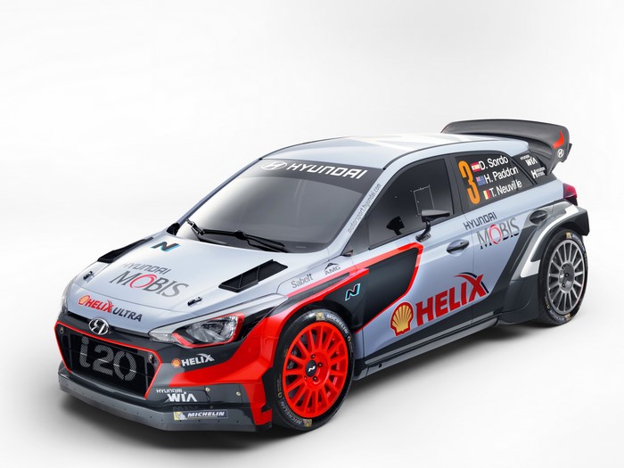 2016 Hyundai i20 WRC race car