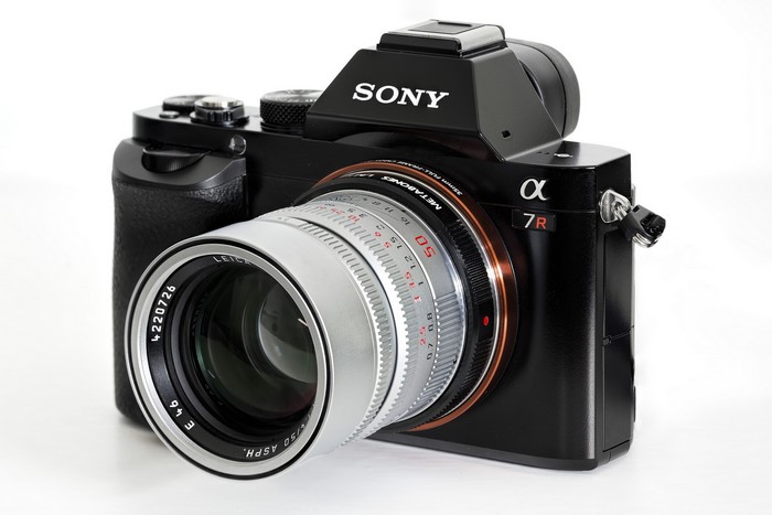 Sony Alpha 7R camera with Leica lens
