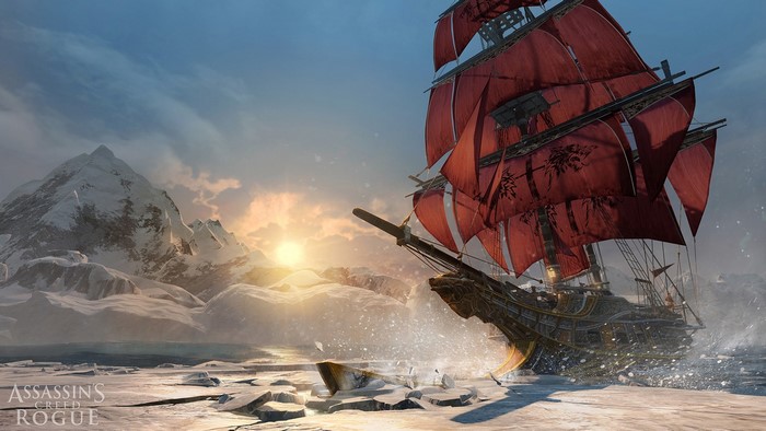 Assassin's Creed Rogue Ship in Arctic Waters