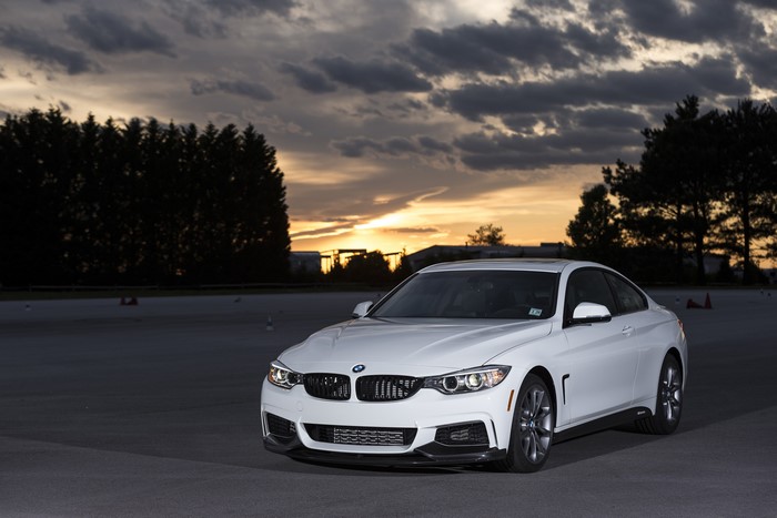 White 2015 BMW 435i Coupe ZHP Edition F32