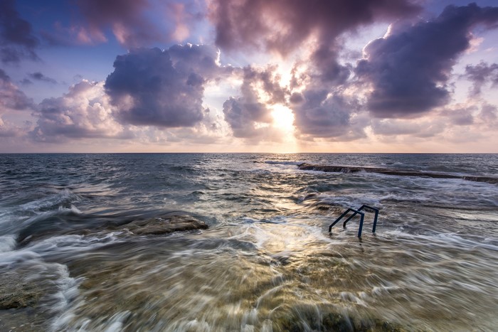 4K Torrevieja Valencia Sea Sunrise Clouds