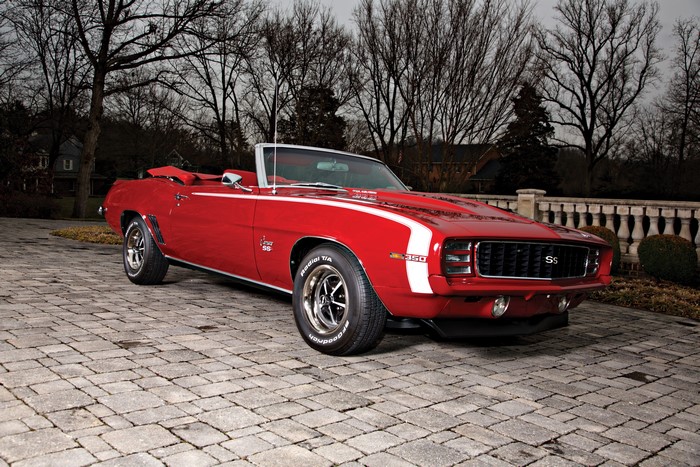 1969 Chevrolet Camaro SS Red Cabriolet