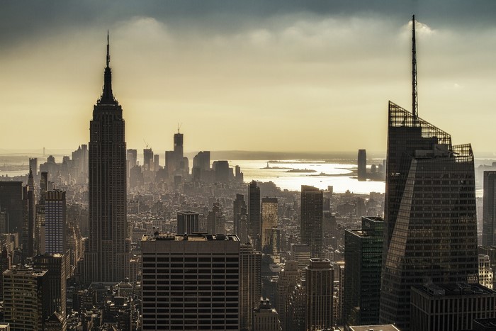 New York City skyline with Empire State Building