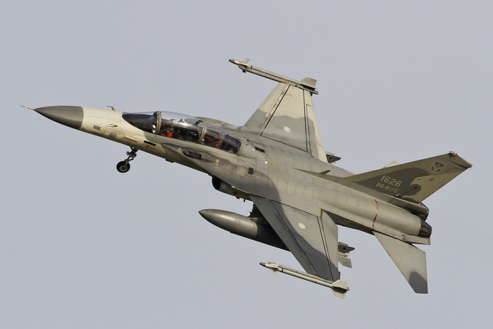 AIDC F-CK-1 Ching-kuo fighter jet in flight