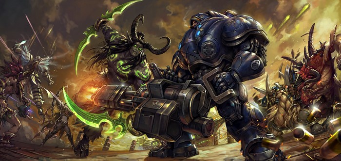 4K Heroes of the Storm Battle with Illidan