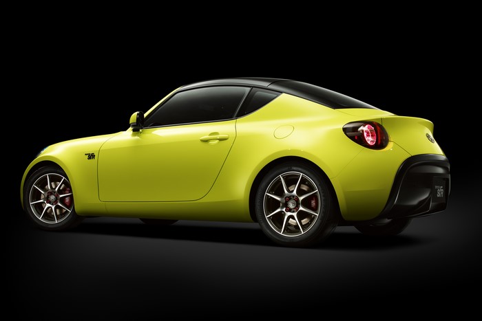 2015 Toyota S-FR Yellow Sports Car