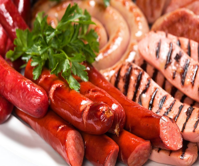 Assortment of Sausages with Parsley