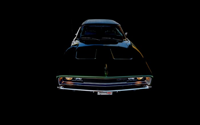 1968 Dodge Charger Front View