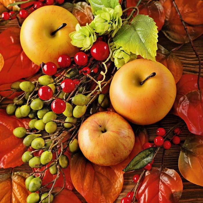 Autumn Apples and Berries Arrangement