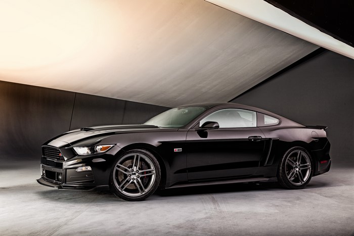 4K 2015 Roush Stage 3 Mustang Ford Black Side
