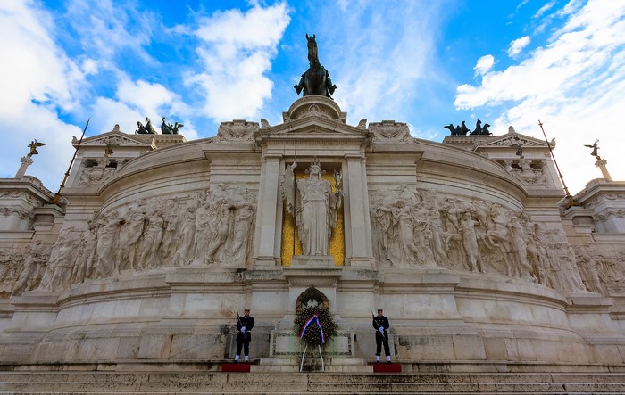 Altare della Patria monument in Rome, Italy