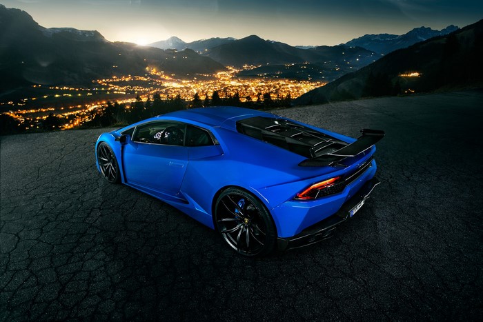 4K Novitec Torado Huracan Lamborghini Blue Night