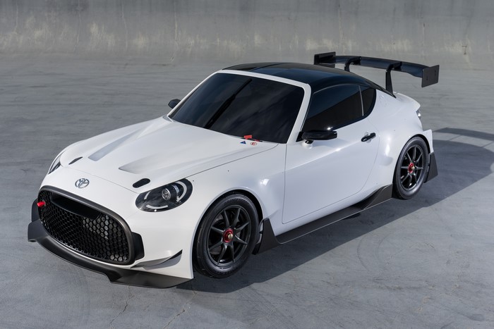 White 2015 Toyota S-FR racing concept car