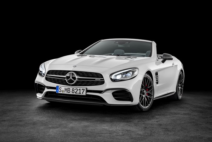 4K White Mercedes-Benz AMG SL-Class R231 Cabriolet