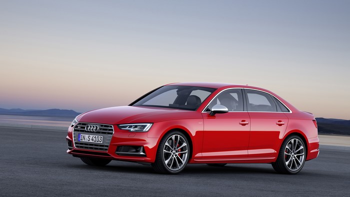 Red Audi S4 Sedan