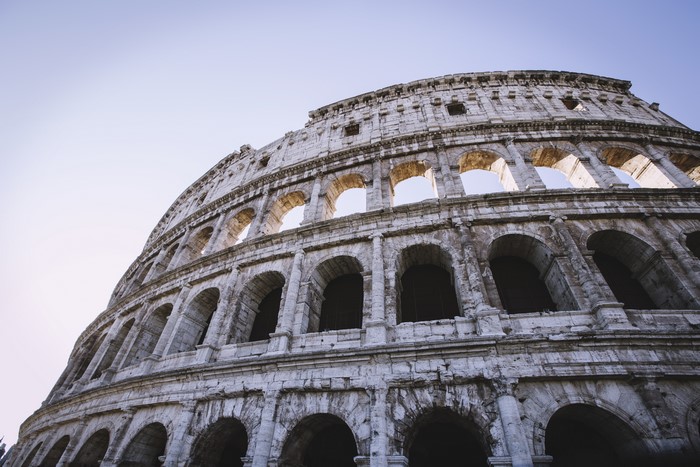 The Colosseum in Rome, Italy