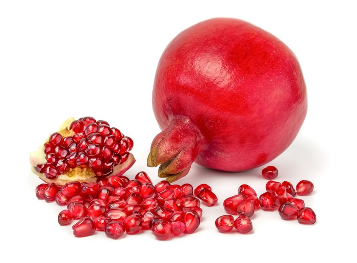 Pomegranate fruit and seeds