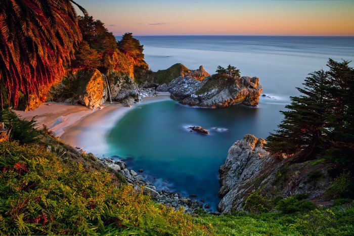 Julia Pfeiffer Burns State Park, California Coastline