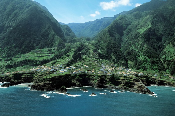 Coastal village on Madeira Island, Portugal