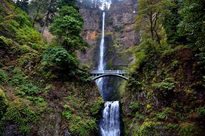 Multnomah Falls Columbia River Oregon USA