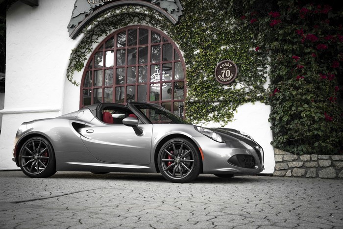 Silver 2016 Alfa Romeo 4C Spider Cabriolet