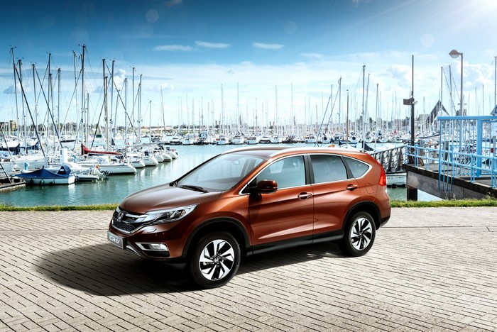2015 Honda CR-V in a marina