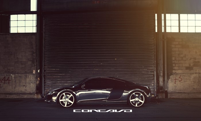 Concavo R8 Chrome CW-5 Audi Side