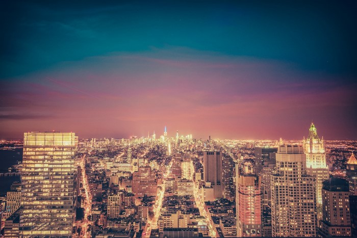 New York City Skyline at Night