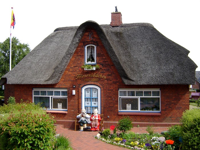 Friesenlädchen house in Norddorf, Germany
