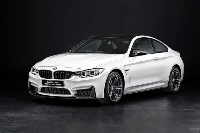 White BMW M4 Coupe M Performance Edition