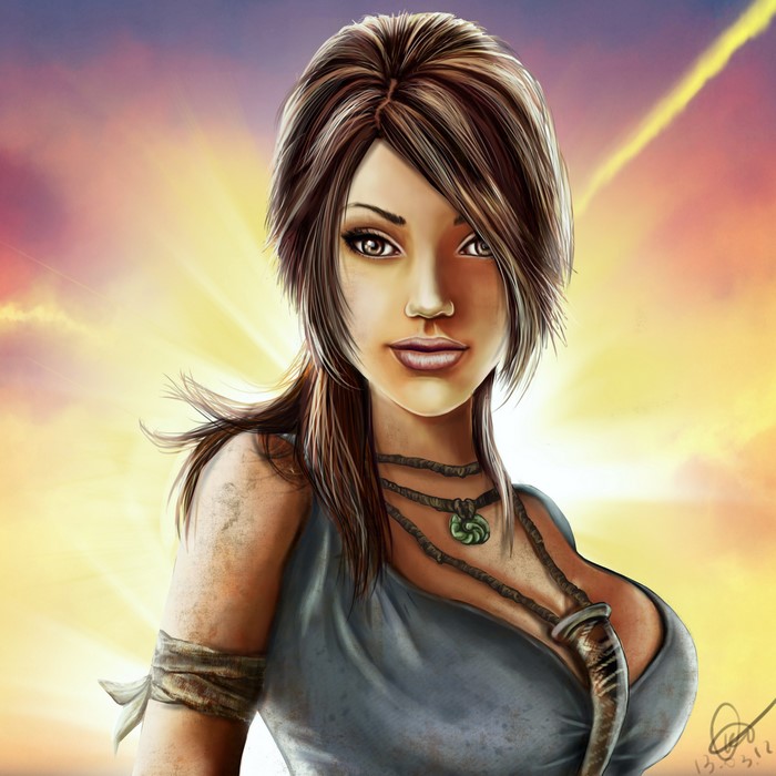 Lara Croft from Tomb Raider 2013