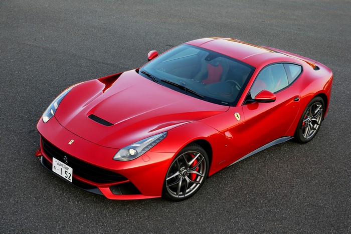 Red 2013 Ferrari F12berlinetta