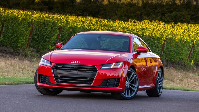 Red 2015 Audi TT Coupe TFSI quattro US-spec
