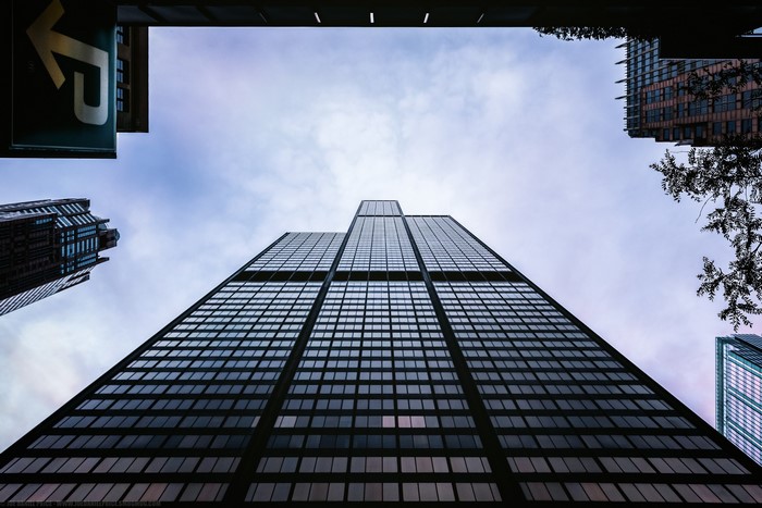 Willis Tower and other skyscrapers in Chicago
